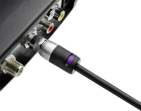 Mediabridge™ Coaxial Cable (3 Feet) with F-Male Connectors – Dual Shielded - Flex Series - Digital Audio/Video Cable - Black - (Part# CJ03-MBF-N1)...