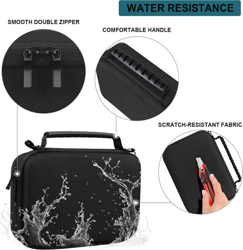 Hard Travel Case for Sony ZV-1F / ZV-1 / ZV-1 II Digital Camera, Protective Cases Bag Fits Vlogger Accessory Kit Tripod and Microphone, Extra Zipp...