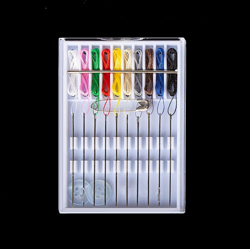 SoFire 10 Boxes Home and Travel Quick Fix Sewing Kit Pre Threaded Needle Kit, Each Box with 10 Pieces...