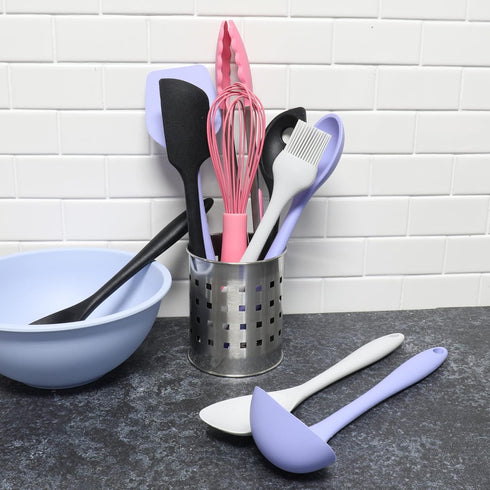 Chef Craft Premium Silicone Cooking Tongs, 12 inch, Pink...
