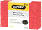 Scouring Pad Non-Scratching Scrubber Non-Scratch Cleaning Scrub Pads Heavy Duty Scouring Pad Reusable Kitchen Scrubbing Pad Pack of 3 Red, by Supe...