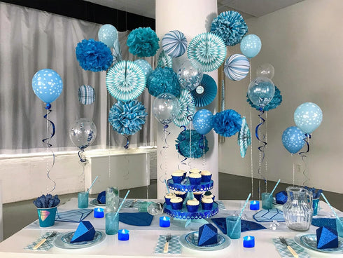12 Pack Blue Tea Light Candles Battery Operated, Flameless Flickering Blue Votive Tealights for Halloween Wedding Party Christmas Decorations...