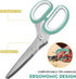 Updated 2025 Herb Scissors Set - Cool Kitchen Gadgets for Cutting Fresh Garden Herbs - Herb Cutter Shears with 5 Blades and Cover, Sharp and Anti-...