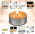 OHR CANDLES Tealight Candles - 100 Pack Bulk Tea Lights Candles - White Tealights Unscented - 4 Hour Burn Time...