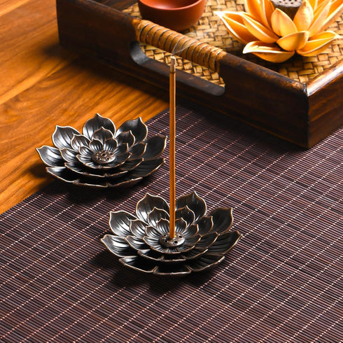 Incense Burner - Incense Stick Holder 5 Incense Holes with Detachable Ash Catcher...