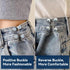EAEDMY 60PCS Pants Waist Tightener for Jean, Adjustable Pants Button Tightener for Loose Jeans or Skirts, Pants Clips to Tighten Waist, Button Pin...