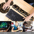 Ergonomic Mouse Pad Wrist Rest Support + Memory Foam Keyboard Wrist Rest Set,Desk Pad Non-Slip Base and Hand Rest for Laptop Computer Office Home ...