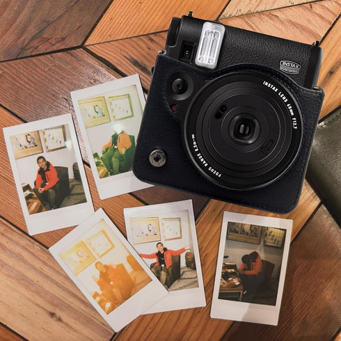 CAIYOULE Camera Case for Fujifilm Instax Mini 99?Fuji Mini 99 Instant Camera Bag With Mini 3inch Photo Album and Mini Photo Border Sticker(No Came...