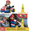 Super Mario Spin Out MarioKart Mario Racer Vehicle with 360 Spins, Wind Up and Go! includes One 2.5” Mario Action Figure...