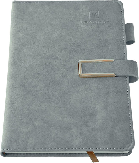 Leather Journal Notebook Lined, Hardcover Magnetic Closure, Personal Writing Notebooks, with Pen Loop?Medium 5.7 x 8.3 inches, 120 GSM Paper Gifts...