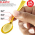 Gold Plastic Mini Spoons Disposable, 4 inch (80 Pack) Tasting Spoon, Dessert Mini spoon for Ice Cream Taster, Small Sample Desserts, Gelato Sampli...