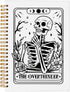 the Overthinker Tarot Card Notebook Journal, Gothic Goth Skull Notebook Journal, Witchy Journal, Goth Office Supplies, Spiral Notebook 5.5x8.3...