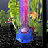 Penn-Plax Cascade Multi-Colored Rainbow LED Air Stone – Great Bubbler for Freshwater & Saltwater Aquariums – 2.5” Diameter...