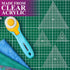 Quilting Acrylic Template Set | Precision Tools for Quilting Enthusiasts | Triangle Design | includes Sizes 4", 3", 2", 1" | 1/8 Clear Acrylic | 1...
