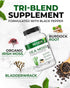 Renew Actives Sea Moss Capsules - Premium Triple-Action Antioxidant Blend with BioPerine for Ultimate Absorption - Organic Irish Sea Moss, Bladder...