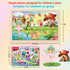Wooden Puzzles for Kids Ages 4-6, 4 Packs 24 PCs Unicorn Mermaid Princess Fairy Jigsaw Puzzles, Preschool Educational Brain Teaser Toys for Girls ...