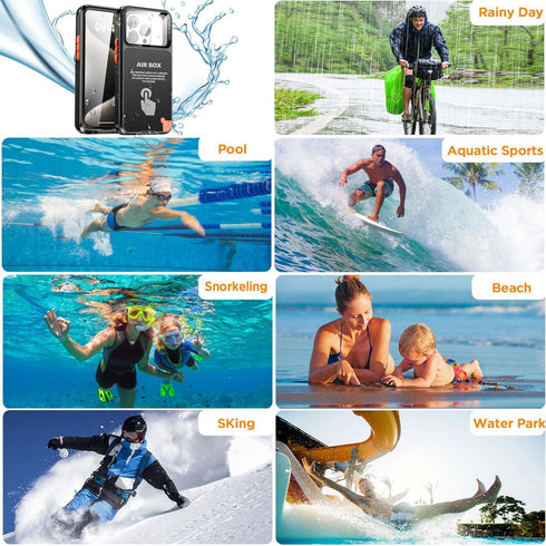 ???????????????? ?????????? Underwater Screen Touchable Shootable, IP68 Waterproof Dustproof Phone Case Pouch for iPhone 12 13 14 15 Pro Under Wat...