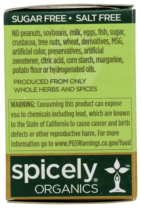 Spicely Organic Cayenne Pepper Powder (0.45 OZ ecoBox)...