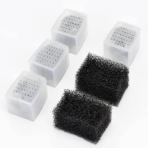 NICREW Replacement Cartridge for Fish Tank Filter Magi 380, Aquarium Filter Foam and Active Carbon...