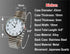 Blekon Collection Fashion Watch Wholesale Geneva Super Large Stretch Watch Clear Number Easy Read (Orange)...