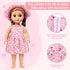Doll Suitcase Travel Set, 18 inch Doll Clothes and Accessories - 26 Pcs Travel Pillow, Unicorn Bag, Sunglasses, Camera, Computer, Phone, Passport,...