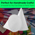 Eco-Friendly, Wax Free 4.5oz White Paper Cone Cups 50Pk. Small Dispenser Cup for Shaved Ice, Office Water Coolers, Sports Teams, Fundraisers. Disp...