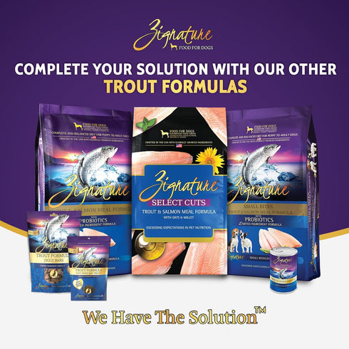 Zignature Trout Soft Moist Treats for Dogs...