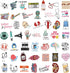 100PCS Doctor Stickers, Medical Equipment Stickers Aesthetic Decals Vinyl Waterproof Doctor Appreciation Gifts Stickers for Water Bottle Laptop Lu...