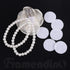 Framendino, 2000 Pack 1 Inch White Felt Circles Pads for Hair Accessories DIY Craft Project...
