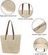 Womens Large Straw Beach Tote Bag Handmade Woven Shoulder Bag Handbag Purse for Summer...