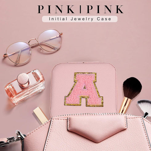 Small Jewelry Box for Girls, Travel Initial Jewelry Box for Girls | Small Jewelry Organizer Box | Travel Jewelry Case Jewelry Box Organizer | Mini...