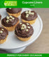 Green Direct Cupcake Liners - Standard Size Gold Cupcake Wrappers to use for Pans or carrier or on stand - Paper Baking Cups Pack of 240...