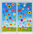 Spring Window Clings Spring Decorations Summer Window Clings Double-Sided Reusable Anti-Collision Peel and Stick Removable for Glass Summer Bouque...