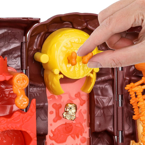 TREASURE X Lost Lands Skull Island Lava Tower Micro Playset, 15 Levels of Adventure. Survive The Traps and Discover 2 Micro Sized Action Figures. ...
