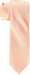 Vesuvio Napoli Narrow NeckTie Skinny PEACH Color Men's Thin 2.5" Neck Tie...