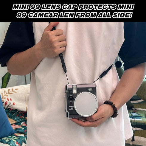 Lens Cap for Fujifilm Instax Mini 99 Instant Camera, Mini Accessories for Fuji Instax Mini 99 Lens Cap, Mini Photo Album, Photo Border Stickers (N...