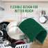 12 PCS Heavy Duty Scour Pads with Silver Spark Stain Cutters, Green Reusable Scouring Pads for Kitchen, Sink, Garage and Dish Cleaning, Multipurpo...