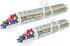 Elf Stor Gift Wrapping Paper Roll Storage Bags 31" and 40" long, Clear Totes with Handles, fits up to 25 pcs gift wrap paper roll in each bag...