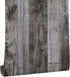 Yun-aeon Gray Wood Peel and Stick Wallpaper 17.3" X 120"Self Adhesive Wallpaper Backsplash Line Removable Wall Paper Bathroom Old Furniture Renova...