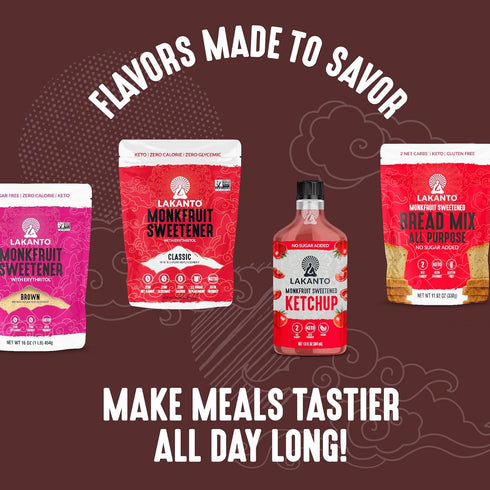 Lakanto BBQ Sauce - Sweetened with Monk Fruit Sweetener, Barbeque Sauce for Grill, No Sugar Added, Natural Smoke Flavor, Keto Diet Friendly, Vegan...