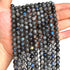 6MM 60PCS Natural Labradorite Gemstone Energy Crystal Healing Power Spacer Loose Beads for Jewelry Making DIY Bracelet 15 Inches 1 Strand A Grade...