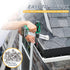 4 Pack Aluminum Gutter Valley Splash Guards, Rainwater Roofing Gutter Guard, Straight Gutter Splash Guard for Flat Shingle Roofs, Valley, Corner, ...