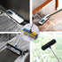 Floor Scrubbing Brush with Long Handle,Squeegee and Comb?Hard Bristle Sweeping Broom for Tiles,Cleaning Pet Hairs, Sofa, Window, Carpet, Bathroom ...