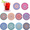 Car Coasters for Drinks Absorbent, 10 Pack 2.56in Car Coasters Absorbent Ceramic with A Finger Notch for Easy Removal, Car Cup Holder Coaster for ...