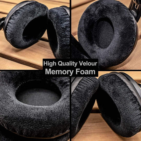 90mm Replacement Ear Pads Compatible with NS-WHP314, MDR-V700 V500, HDJ2000, DJ DN-HP1000, HARX300 HARX500, ProDJ100 ProDj200, RP-DH1200, T4s Head...