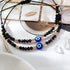 Tarsus Dainty Evil Eye Beaded Bracelets Adjustable String Amulet for Women Men...