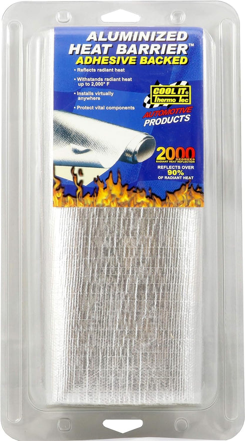 Thermo-Tec 13575 Adhesive Backed Aluminized Heat Barrier, 12" x 24"...