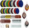 GraLeS 183 Pcs Football Earrings Faux Leather Earring Making Kits for Jewelry Making Custom Player Number Charms Earrings for Women DIY Earring Ma...