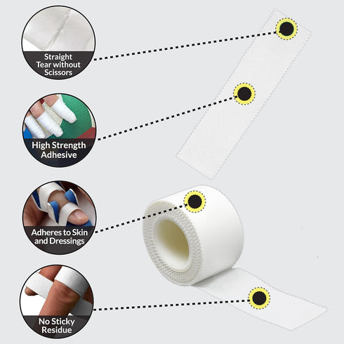 Ever Ready First Aid Medical 1" Surgical Cloth Tape - 3 Rolls...