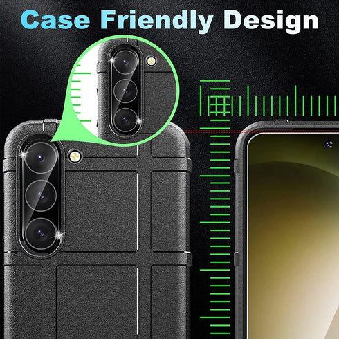 BANDQ 3 Pack for Samsung Galaxy S23 Plus Screen Protector?3+1 Pack? 1 Pack Camera Lens Protector, 9H HD Clear Tempered Glass Screen Protector for ...